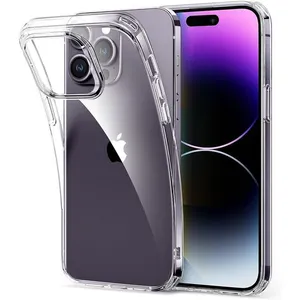 Coque pour iPhone 15 PRO - Silicone Gel TPU Transparent Protection Sou...Vendu parfnac-be