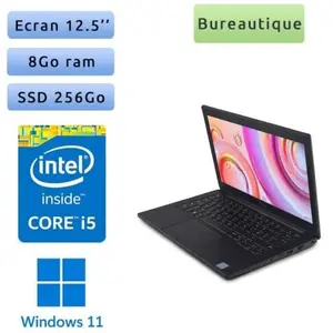 Dell Latitude 7290 - Windows 11 - i5 16Go 256Go SSD - 12.5 - Webcam - ... pas cher