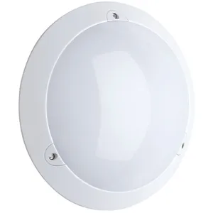 Hublot - voila - e27 - détecteur - sans lampe - ip55 - blanc Securlite... pas cher