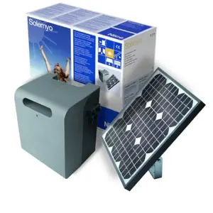 Kit d'alimentation solaire (panneau + batterie) Nice Solemyo