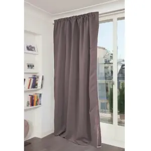 Comparateur de prix : Rideau Phonique Occultant et Thermique MOONDREAM galon fronceur Gris Foncé 140x300 cm
