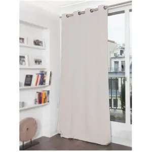Rideau Grande hauteur Phonique Thermique et Occultant Moondream Gris Galet 140x300 cmVendu parrakuten