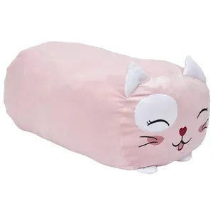 ALTOBUY Coussin Peluche Chat Rose XXL 90cm pas cher