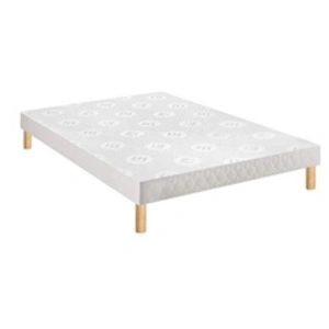 Sommier déco tapissier Twist - Merinos 120x190 pas cher