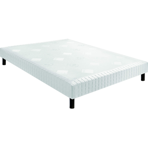 Sommier Epeda CONFORT MEDIUM DECO NATURE 90x190 Ecru
