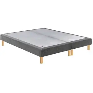 Epeda Sommier 2 X 90 X 200 Bristol Chenille Gris 1820 (180x200)Vendu parrakuten