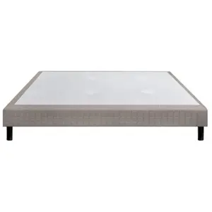 Sommier Epeda CONFORT MEDIUM DECO NATURE 140x190 Jean Gris Foncé pas cher