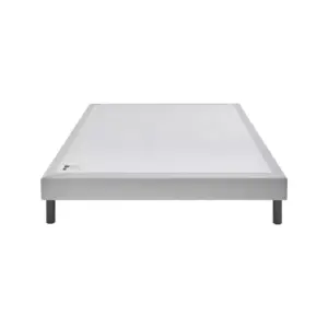 Sommier Nature confort ferme 15 cm - Epeda gris souris 70x190