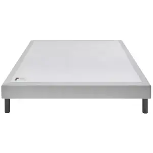Sommier Epeda CONFORT FERME DECO NATURE 90x190 Gris souris Lattes pas cher