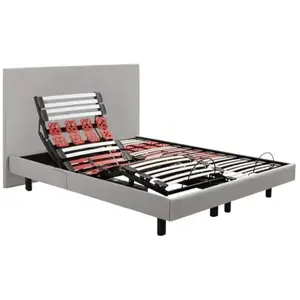 Epeda Sommier Électrique Epeda Escapade 2 En 1 Gris Impérial 2x90x200Vendu parrakuten