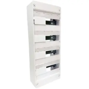 Coffret électrique - EUROHM - 19018 - 52 modules - 4 rangées - IP30 pas cher