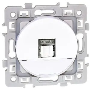 EUR'OHM - Prise RJ45 CAT6 grade 1 UTP blanche Square (60271) pas cher