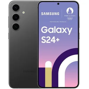 Samsung Galaxy S24+ (dual sim) 256 Go noir reconditionné pas cher