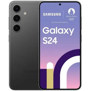 Samsung Galaxy S24 (dual sim) 256 Go noir reconditionné pas cher
