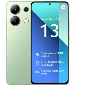 Xiaomi Redmi Note 13 (dual sim) 256 Go vert reconditionné pas cher