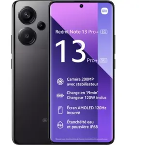 Smartphone XIAOMI Redmi Note 13 Pro+ 5G Dual Noir 256Go pas cher