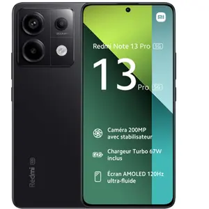Xiaomi Redmi Note 13 Pro (dual sim) 256 Go noir reconditionné pas cher