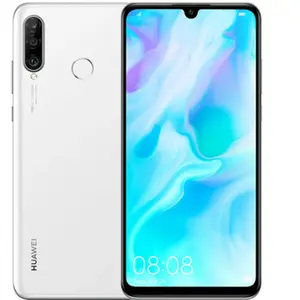 Huawei P30 lite (dual sim) 128 Go Pearl white reconditionné pas cher