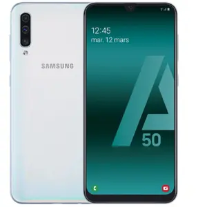 Samsung Galaxy A50 (dual sim) 128 Go bleu clair reconditionné pas cher