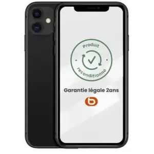 Apple Iphone 11 64go Noir Reconditionné Grade A+ pas cher