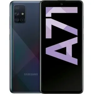Samsung Galaxy A71 (dual sim) 128 Go noir reconditionné pas cher