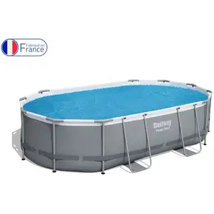 Bâche à bulles Bestway 410 x 260 cm pour piscine hors sol ovale Fast Set 488 x 305 x 107 cm pas cher