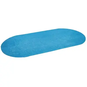 BESTWAY Bâche solaire 466 x 280 cm pour piscine hors sol ovale 488 x 305 x 107 cm Power Steel  Ref 56448Vendu parcdiscount