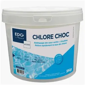 EDG BY AQUALUX INTERNATIONAL Chlore choc granule 5kgVendu parcdiscount
