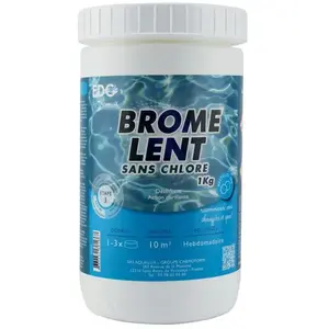 Brome Spa et Piscine - EDG - Pastilles 20g - Boite 1 kg - Désinfection Sans Chlore pas cher