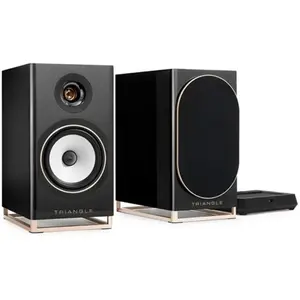 Enceinte bibliothèque active TRIANGLE CAPELLA 2 Noir Sidéral pas cher