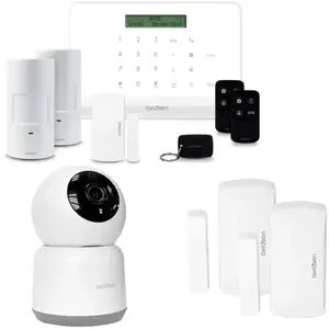 AVIDSEN Kit Alarme sans fil connectée HomeSecure pour appartement T2/T3 - pas cher