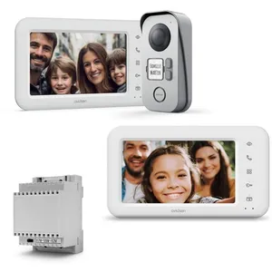 Kit Visiophone filaire 2 familles + écran supplémentaire + transformat...