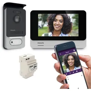 Visiophone filaire connecté WelcomeEye Connect 2 avec son transformate...