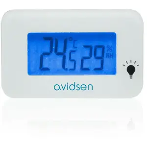 Mini détecteur de température et dhumidité - Avidsen - 107249 pas cher