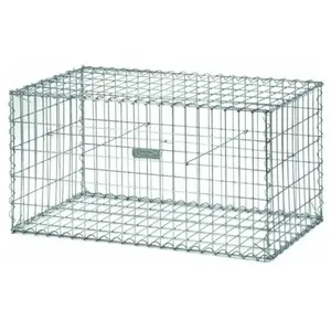 JARDINEX Gabion renforcé fil 4,5 mm à spirales - Gris galvanisé pas cher