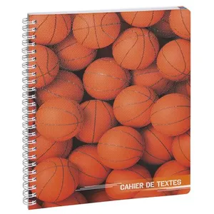 Cahier de textes Exacompta Sport spiralé Modèle aléatoire pas cher