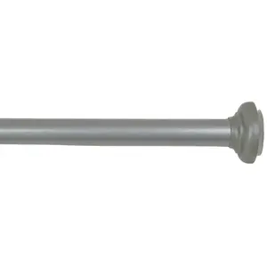 Fix Rod Tringle à rideau entre 2 murs ø20 90 à 140 cm Coloris - Nickel satiné