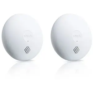 Comparateur de prix : Lot de 2 détecteurs de fumée - Sirène 85dB - Compatible Home Alarm (Ad...