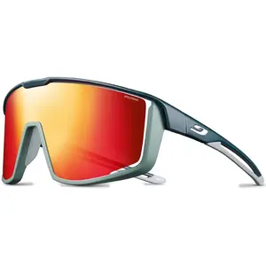 Comparateur de prix : Julbo Fury Lunettes de Soleil Mixte, Dark Blue/Green Grey, Taille unique