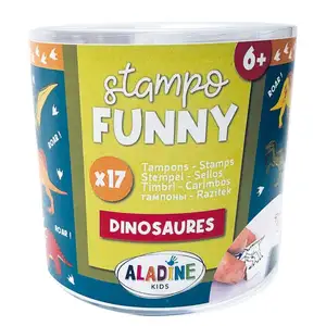Aladine Aladine Stempel Set Stampo Funny Dinosaurussen 17 stuks pas cher