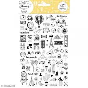 PicWic Toys Tampons Stampo Planner carnet de voyage pas cher