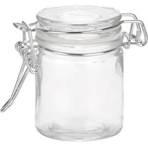 Mini bocal en verre - TAILLE UNIQUE - Accessoire de cuisine - Blanc - Compatibilité four: Four traditionnel pas cher