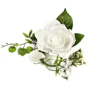 HOBI Petite composition fleurs artificielles blanches pas cher