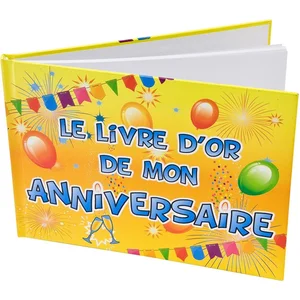 HOBI - Gastenboek Anniversaire pas cher