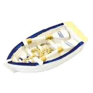 GENERIQUE Chaloupe avec rames 7.3x3.7x1.3cm pas cher