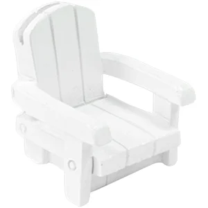 Marque-place chaise de plage en résine blanc - NO NAME - Marque-place - Adulte pas cher