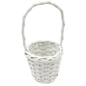 HOBI PANIER ROND SAULE 22X10CM BLANC Blanc pas cher