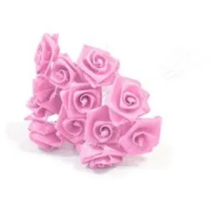HOBI 48 petites roses rose. Décoration de mariage pas cher