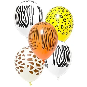HOBI 5 BALLONS IMPRIMÉS SAFARI 36X29CM pas cher