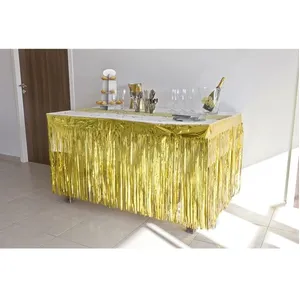 HOBI JUPE DE TABLE MÉTALLISÉ 74CMX4.20CM OR pas cher